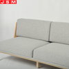 Modern Design Living Room Dark Gray Plastic Rattan Back Sofa