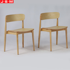 New Product Kitchen Furniture Chair Armless Wooden Ash Timber Frame Dining Chair