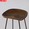 Tall Wooden Bar Stools Counter Height Tan Stool Kitchen Modern Metal Legs Club Stools