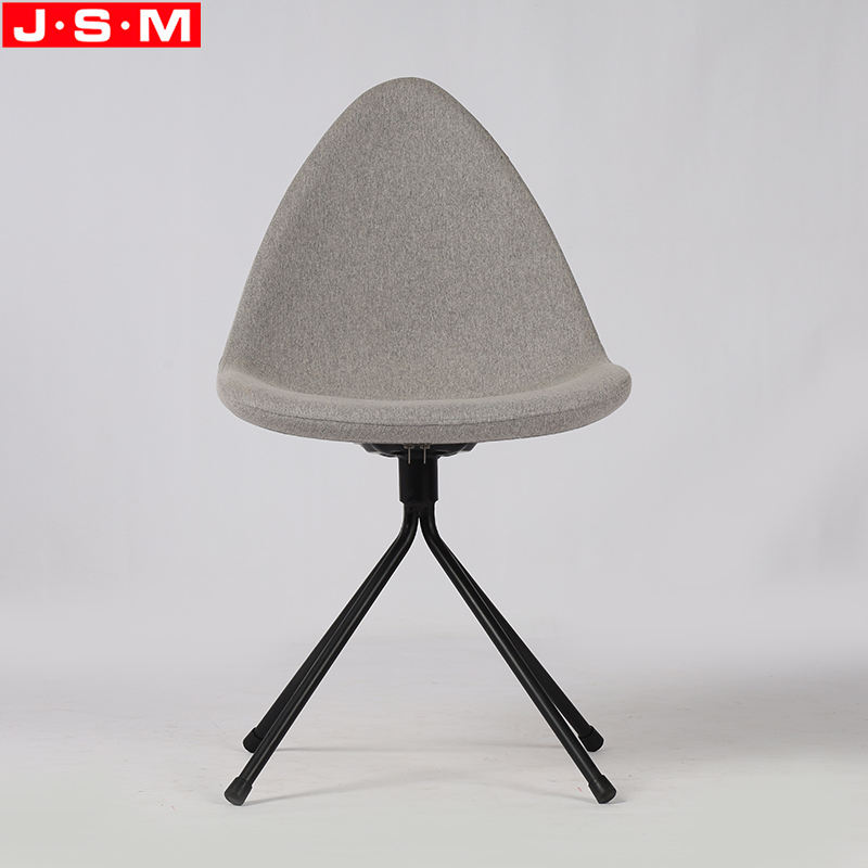Customized Commerical Dining Upholester Chair Metal Legs Molded Foam Dining Chair For Office