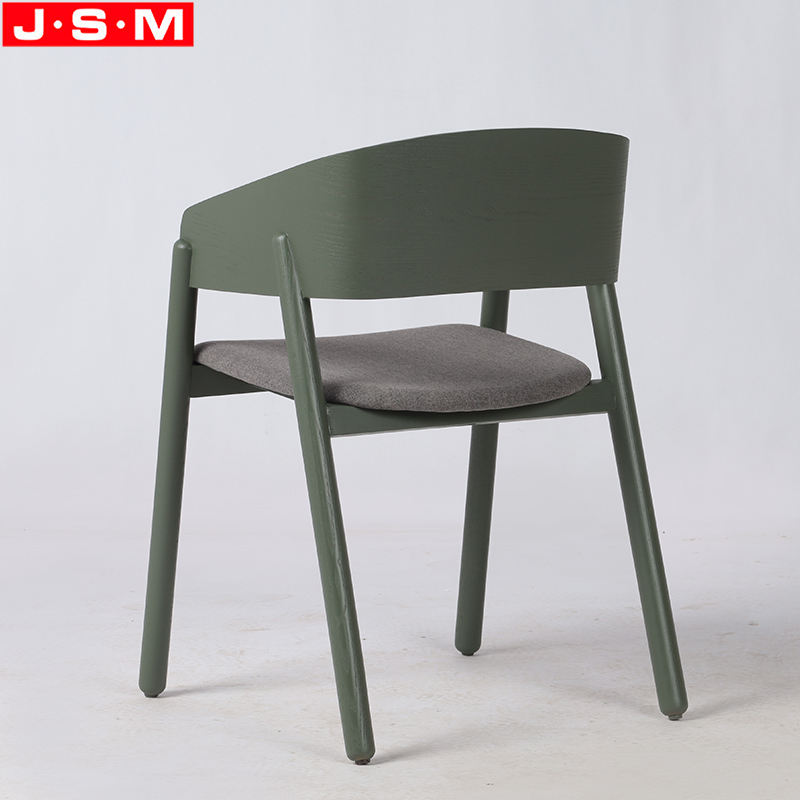 Brand New Dining Room Wood Upholstery Veneer Backrest Dinning Chairs