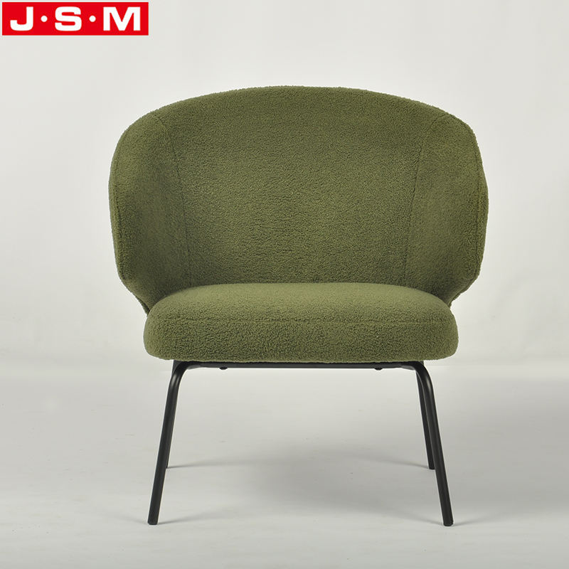 New Design Morden Furniture Office Building Metal Frame Single Seat Armchair