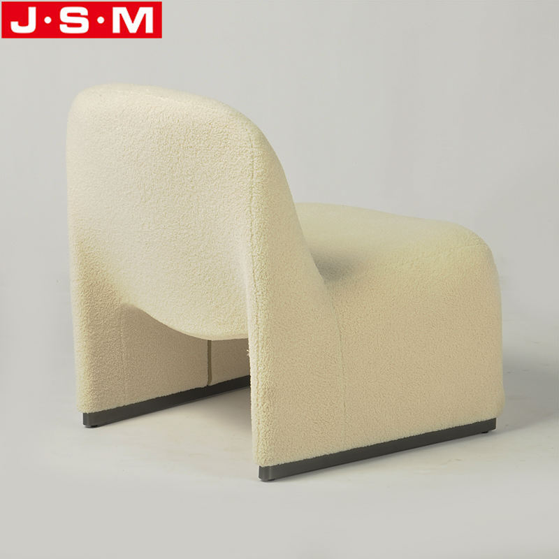Modern Creamy White Chair Living Room Home Office Lounge Armless Chair