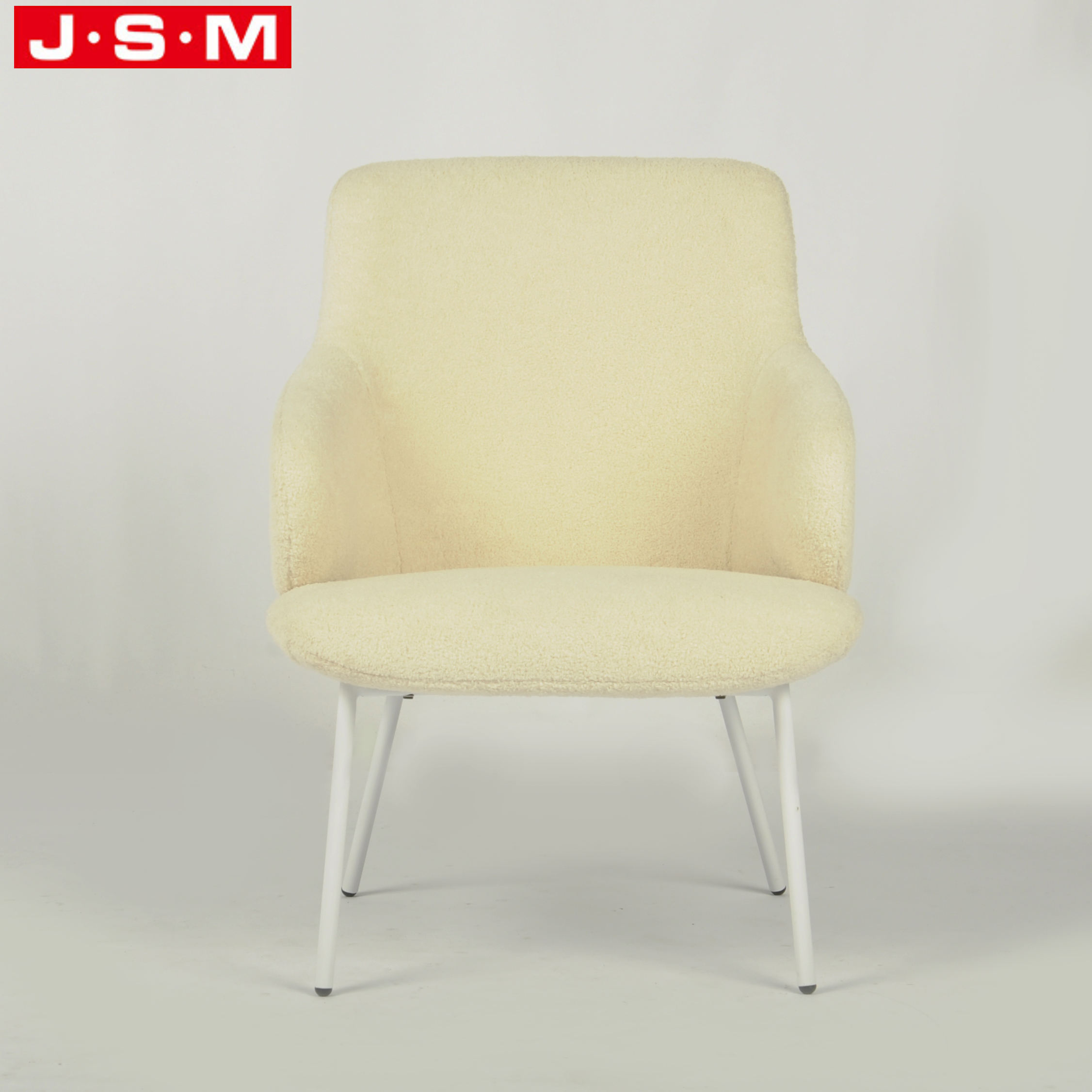 Commercial Arm Chairs Comfortable Office Sofa Drawing Room Armchair With Foam And Fabric