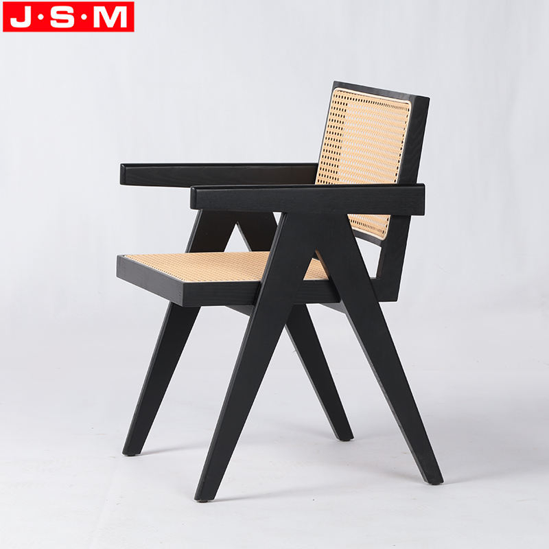 Italian Ash Timber Frame Armchair Living Room Modern Simple Restaurant Dining Chair