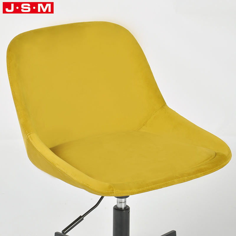 Cheap Ergonomic Design Leisure Home Yellow Wheels Swivel Office Chairs