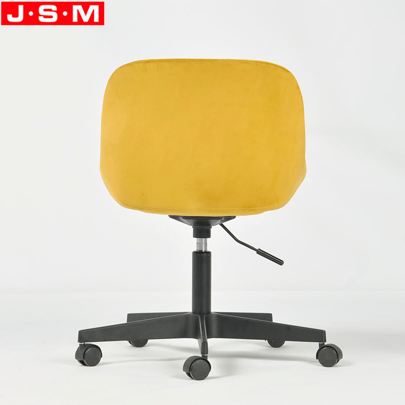 Cheap Ergonomic Design Leisure Home Yellow Wheels Swivel Office Chairs