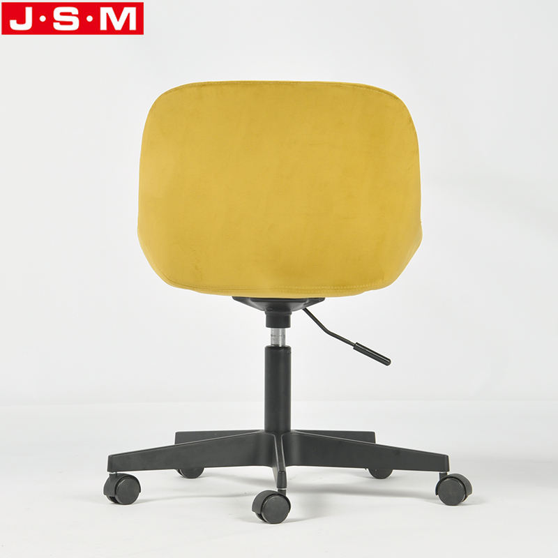 Cheap Ergonomic Design Leisure Home Yellow Wheels Swivel Office Chairs