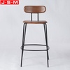 Minimalist Barstool Metal High Bar Stool Chair Front Desk Restaurant Bar Stool Chair