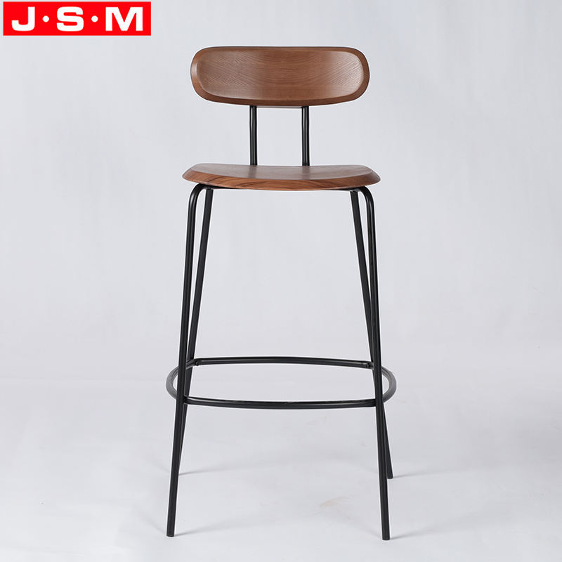 Minimalist Barstool Metal High Bar Stool Chair Front Desk Restaurant Bar Stool Chair