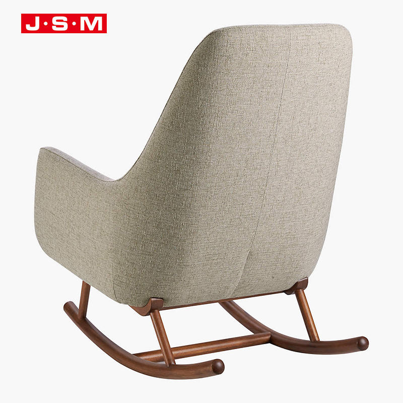 Living Room Sofa Upholstered Chair Wooden Shake Armchair