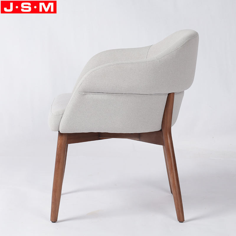 Dinning Room Ash Timber Wooden Restaurant Dining Chair With Foam And Fabric