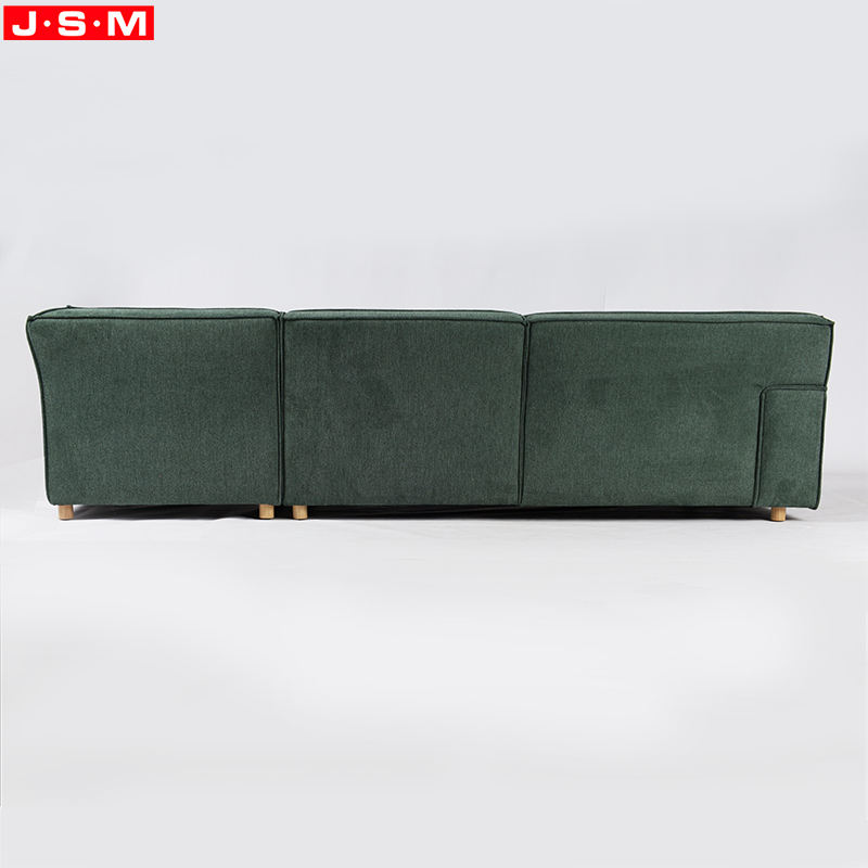 Nordic Fabric Sofas Sectionals Living Room Home Furniture Three Seat Sofa Set