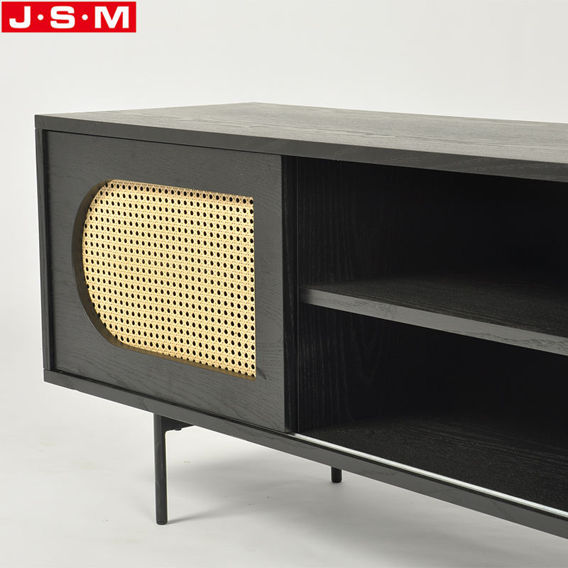 High Quality Plastic Rattan Decoration TV Console Stand Cabinet