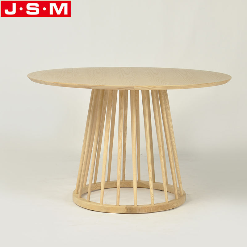New Round Decorations Round Wooden Outdoor Dining Room Table