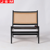 New Wooden Rattan Lounge Chair Rattan Cane Chair Leisure Armchair