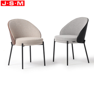 Modern Ergonomic Velvet Fabric Upholstered Luxury Living Room Furniture Leisure Dining Chair