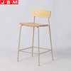 Wholesale Modern Dining Kitchen Counter High Chair Metal Barstool With Powder Coating