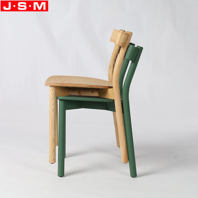 Chinese Style Restaurant Stackable Wooden Dinning Room Wooden Dining Chairs