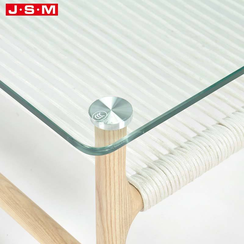 Nordic Office Tempered Tea Making Glass Table Top Outdoor Coffee Table
