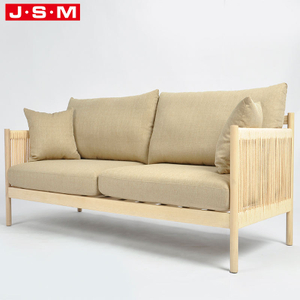 Modern Velvet Settee Wooden Couch Furniture Live Room Sofa Seat