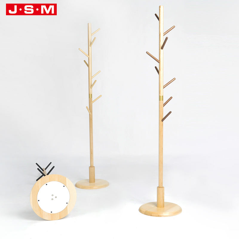 Top Selling Hotel Child Portab Valet Antique Wood Hook Vertical Clothes Hanger Floor Hat Coat Rack