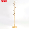 Top Selling Hotel Child Portab Valet Antique Wood Hook Vertical Clothes Hanger Floor Hat Coat Rack