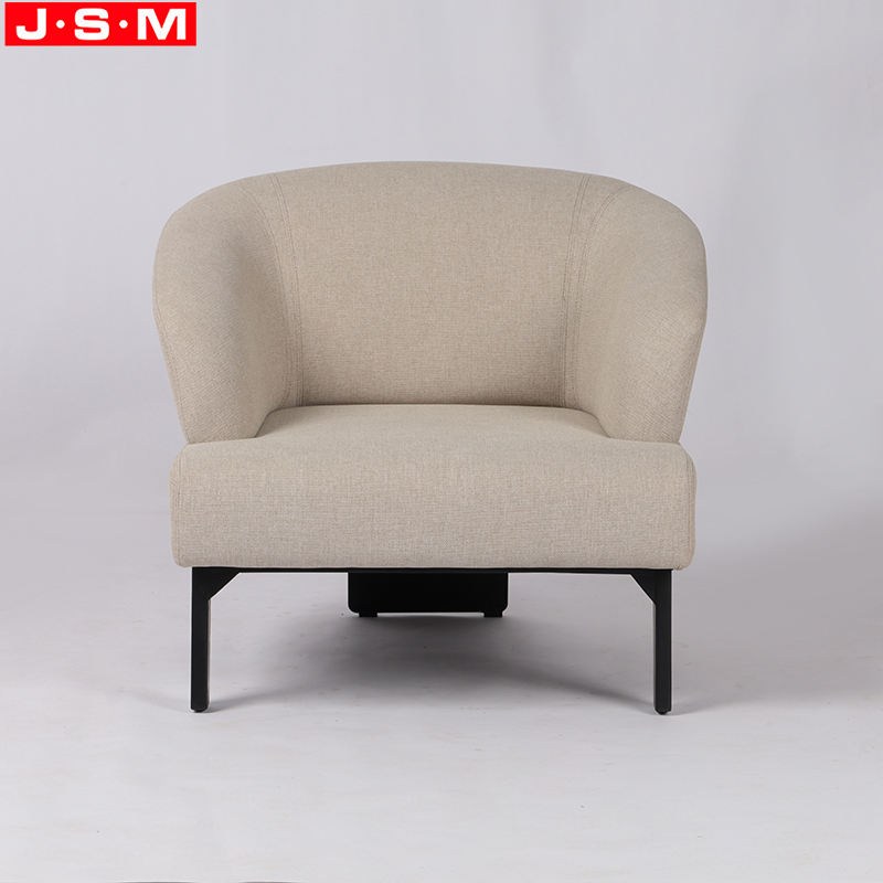 Modern Living Room Italian Style Armchair Fabric Bedroom Leisure Armchair