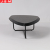 Modern Cocktail Living Room Metal Base Desktop Ash Timber Table Top Tea Table