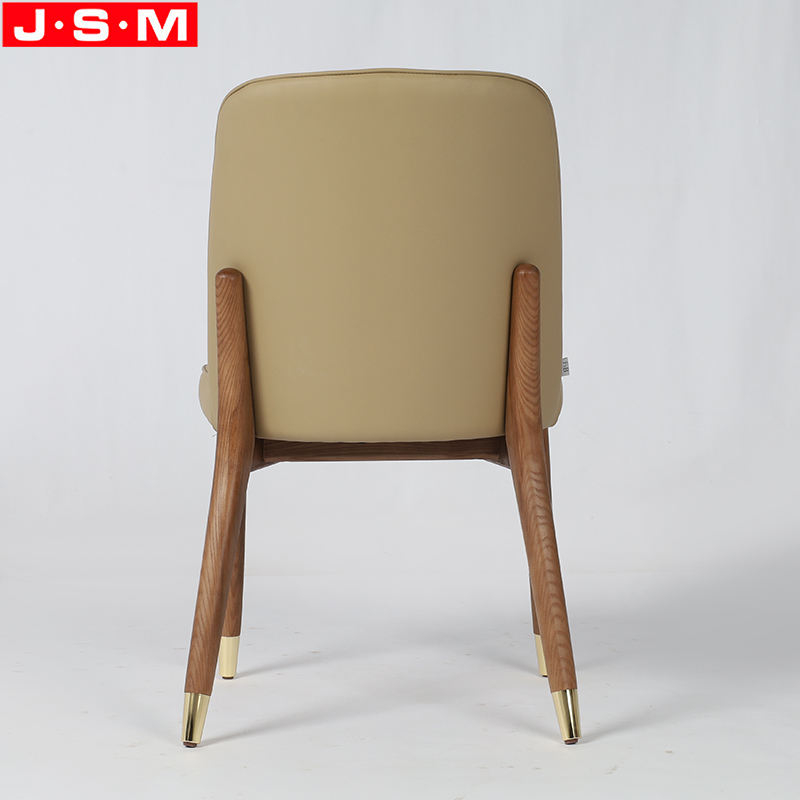Durable Restaurant Chair Dining Room Armless Cushion Seat Solid Wooden Dining Chair