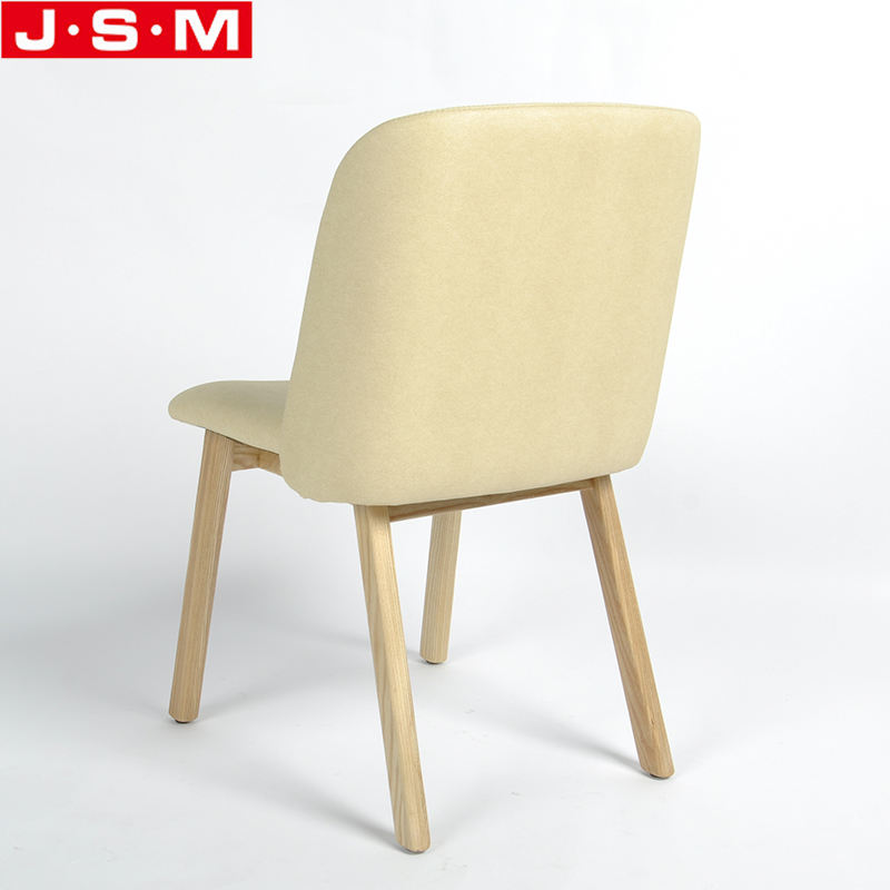 Classic Furniture Home Garden Wood Frame Long Back Upholstered Dining Chair
