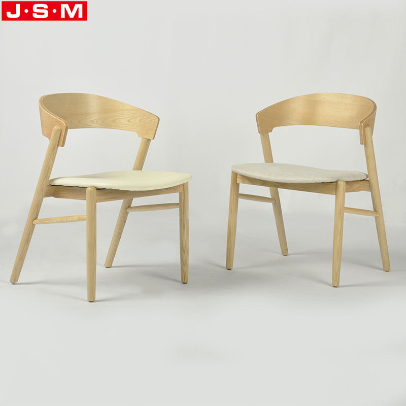 Modern Any Color Is Available Custom Ash Timber Frame Furniture Cushion Seat Dining Chair