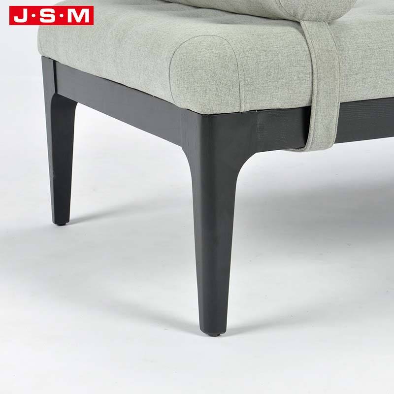Good Quality Hot Sale Ottoman Sets Velvet Hotel Room Lounge Sectional Sofa Ottoman Seat Bench With Back