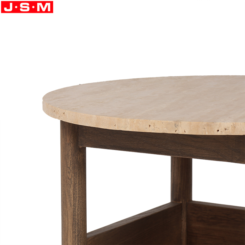 Natural Travertine Top Tea Table
