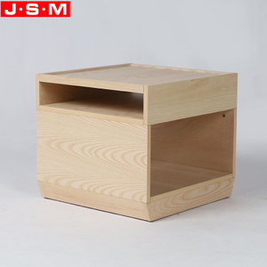 Nordic Veneer Carcase Wooden Side Tables Nightstand Bedroom Bedside Cabinet Table