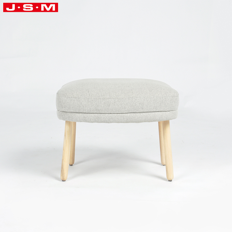 Velvet Fabric Ottoman