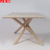 High Quality Simple Design Living Room Ash Timber Base Dining Table