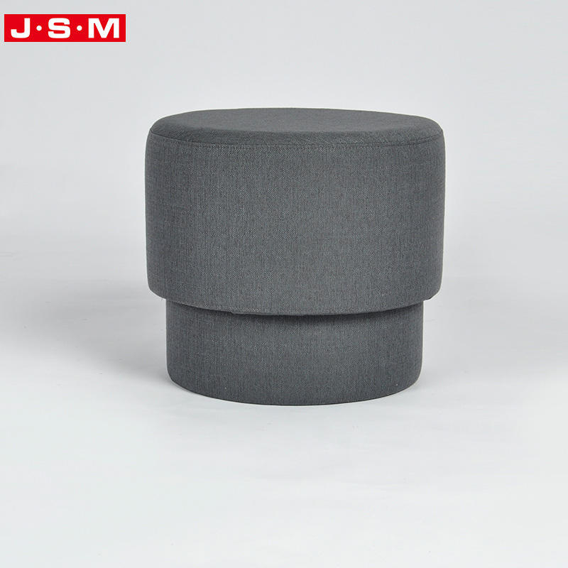 Good Quality Elegant Modern Children Bedroom Round Ottoman For Living Room