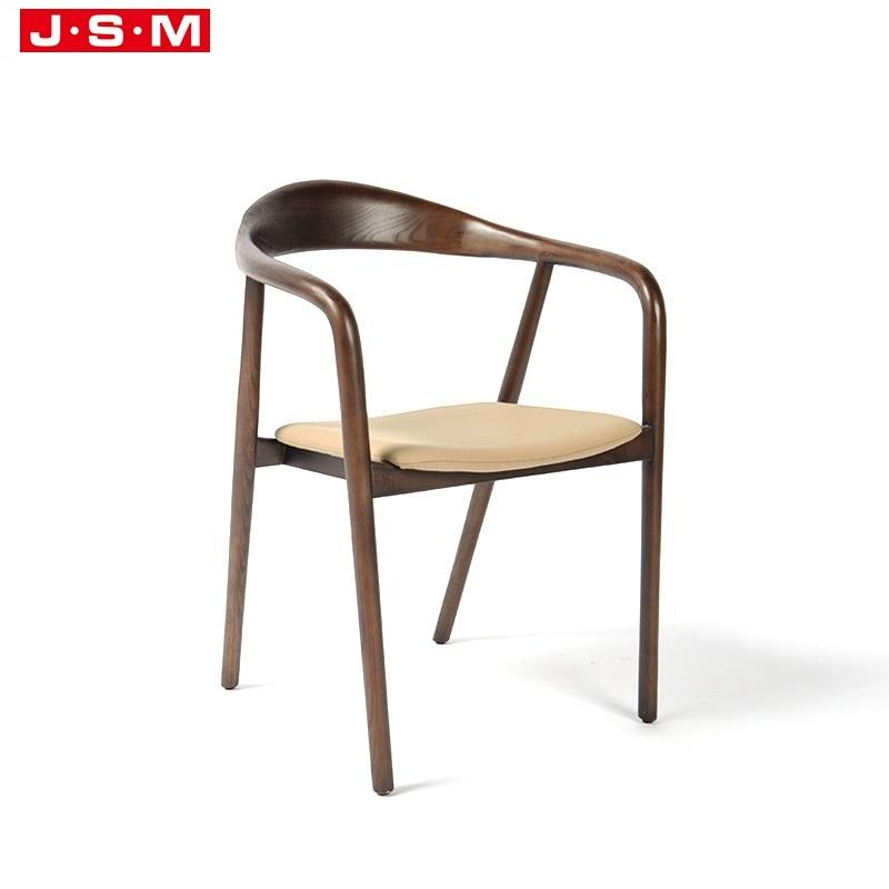Luxury Nordic Design Outdoor Velvet Wooden Solid Modern Upholstered Kids Brown Fabric Table Elegant Cover Dining Room Chair