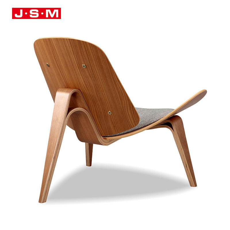 Hot Products Nordic Luxury Single Bent Wood Seat Ash Timber Frame Armchair