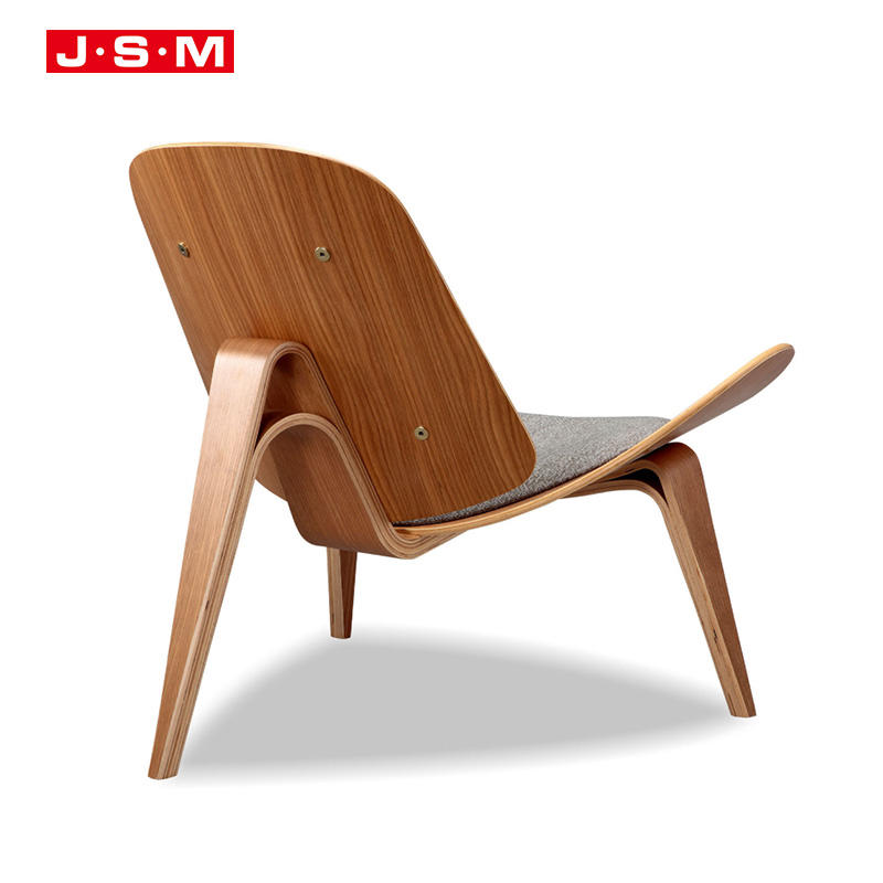 Hot Products Nordic Luxury Single Bent Wood Seat Ash Timber Frame Armchair