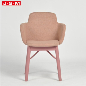 Restaurant Fabric Upholstered Home Furniture Pu Wooden Dining Chairs