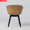 High Quality Living Room Wooden Legs Soft Cushion Chairs Fabric Dining Chairs