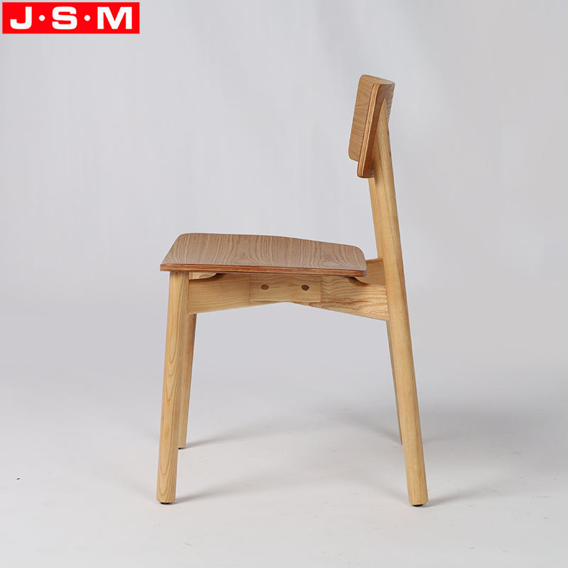 Minimalist Thickened Cushion Modern American Wood Dining Chairs