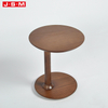 Luxury Minimalist Vintage Oval Garden Double Wooden Round Oval Tea Coffee Table
