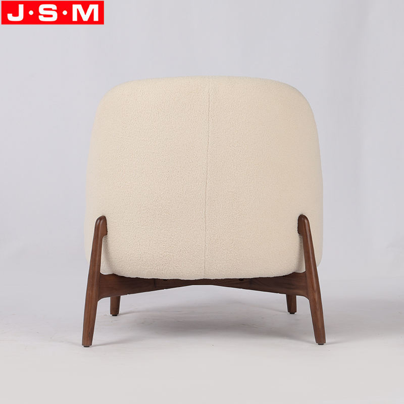 New Design Home Furniture Armchair Leisure Lounge Chair With Wood Leg