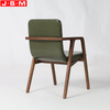 High Quality Armrest Restaurant Cafe Wooden Dining Chair With Cushion Seat