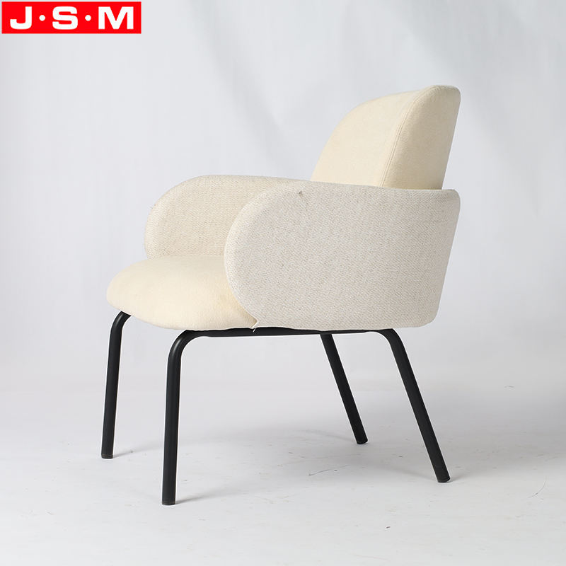 Cushion Lounge Accent Chair Metal Frame Armchair For Living Room Furniture