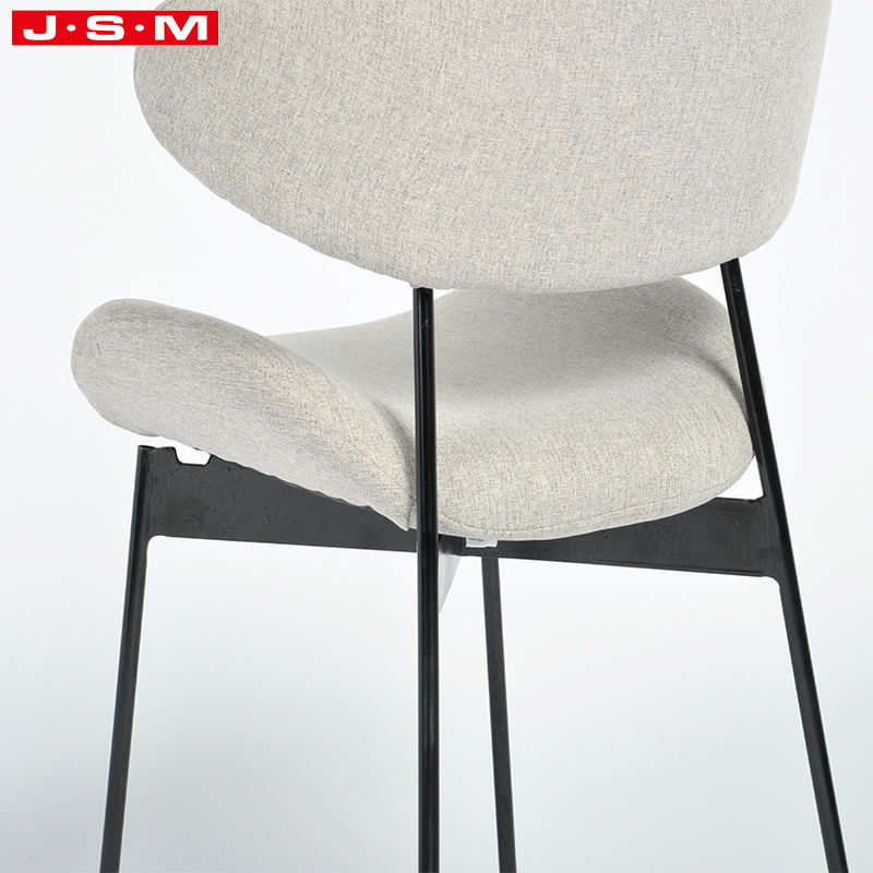 Luxury Hotel Italy Farmhouse Cross Back Wooden Foam And Fabric Upholstered Dining Chair