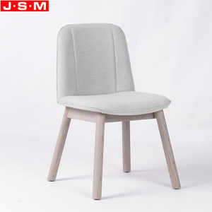 Wooden Frame Comfortable Upholstery Fabric Seat Dining Room Dining Chair